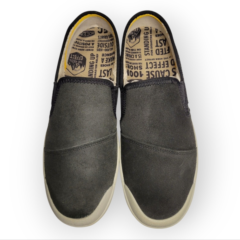 NIB Keen, Eldon Slip-On Shoes, Black Suede, US 9